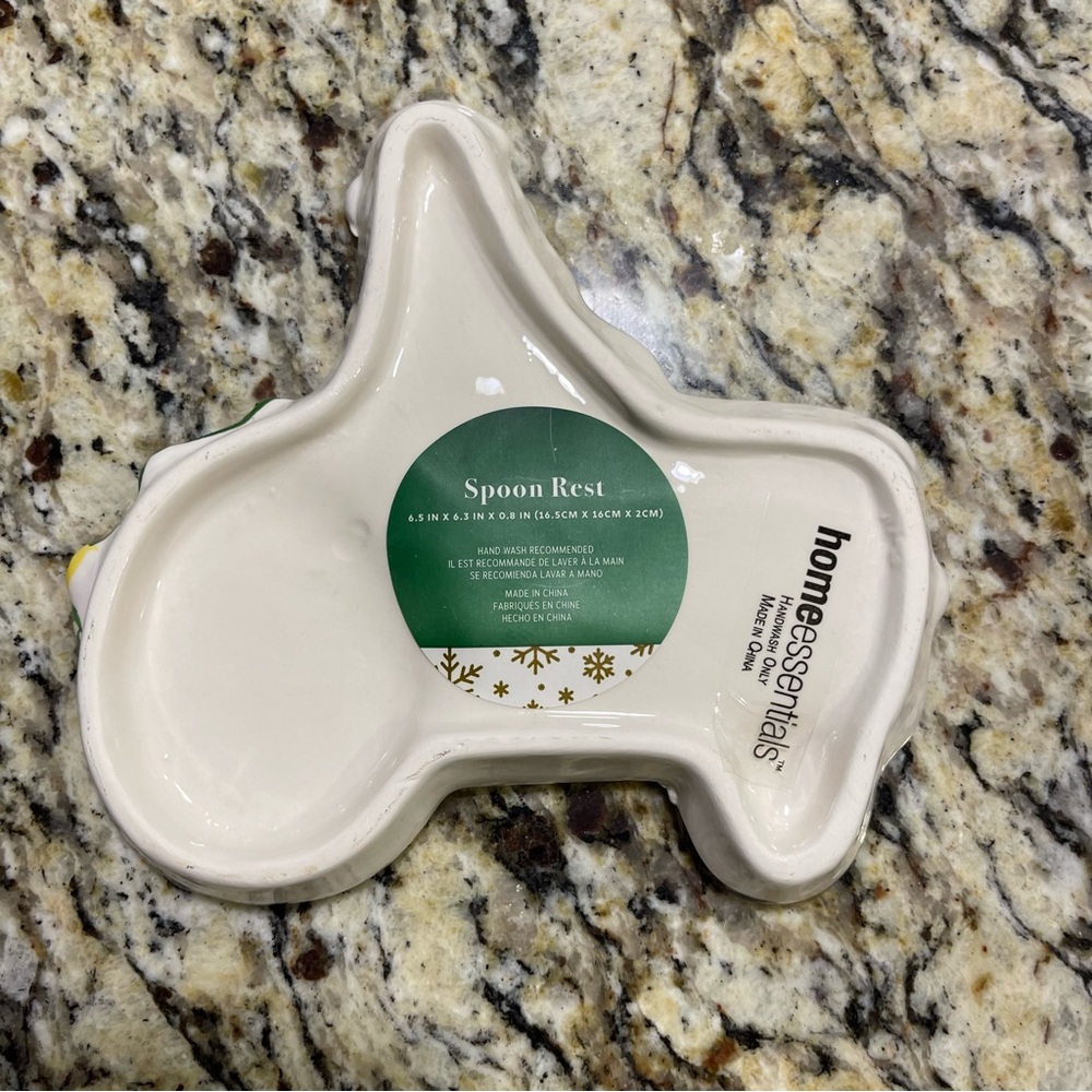 HOME ESSENTIALS SANTA CLAUS SPOON REST - Picture 2 of 2